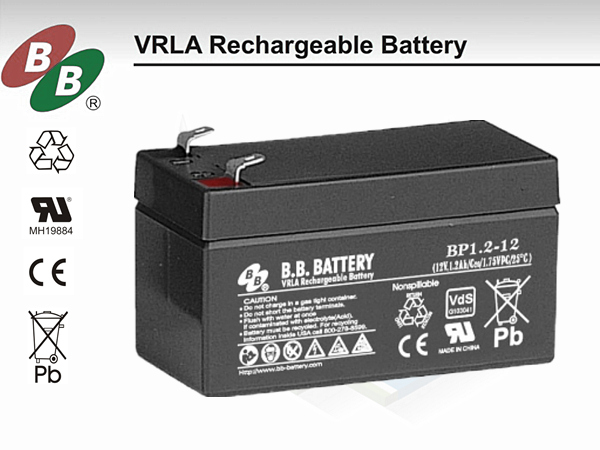 BB电池BP1.2-12，B.B.BATTERY
