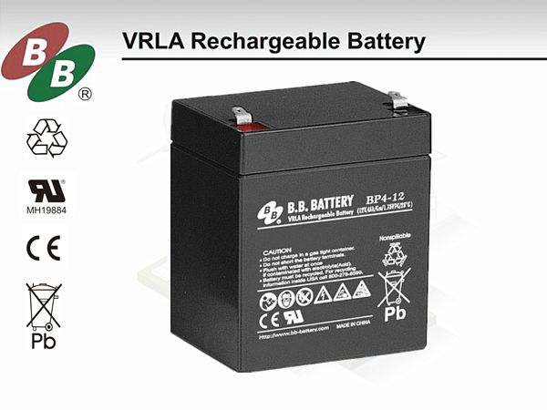 BB电池BP4-12，B.B.BATTERY